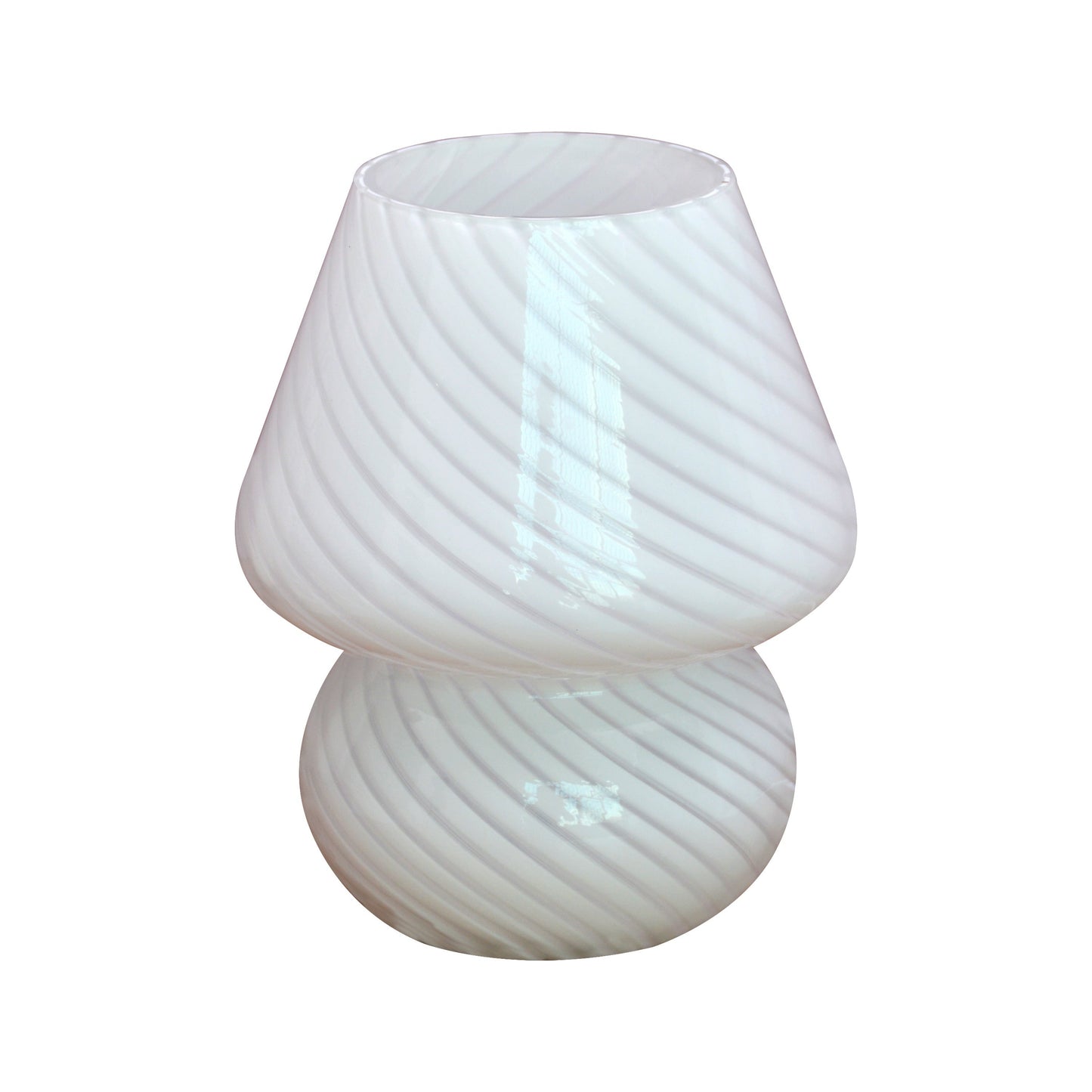 Artistic Glass Mushroom Table Lamp with USB Power & Stepless Dimming | Retro Bedside Light for Cozy Ambiance 0