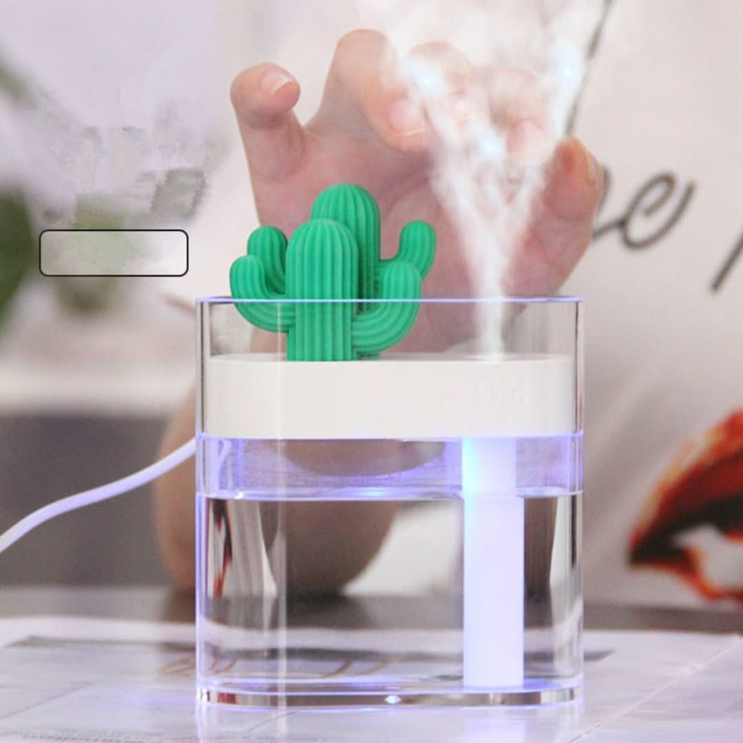Cactus Collection | Air Humidifier with Ultrasound Quiet Design | Compact 160ML Tank for Healthier Indoor Air 2