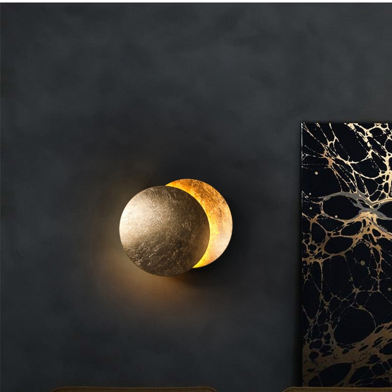 Celestial Glow | Modern Wall Sconce Lighting with Warm Ambient Illumination | Artistic Design for Home Elegance 1