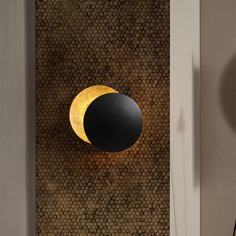 Celestial Glow | Modern Wall Sconce Lighting with Warm Ambient Illumination | Artistic Design for Home Elegance 3