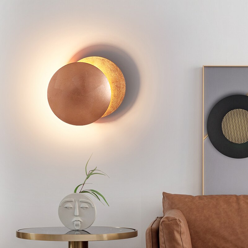 Celestial Glow | Modern Wall Sconce Lighting with Warm Ambient Illumination | Artistic Design for Home Elegance 4