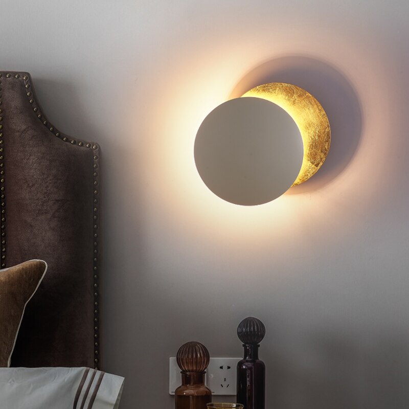 Celestial Glow | Modern Wall Sconce Lighting with Warm Ambient Illumination | Artistic Design for Home Elegance 5