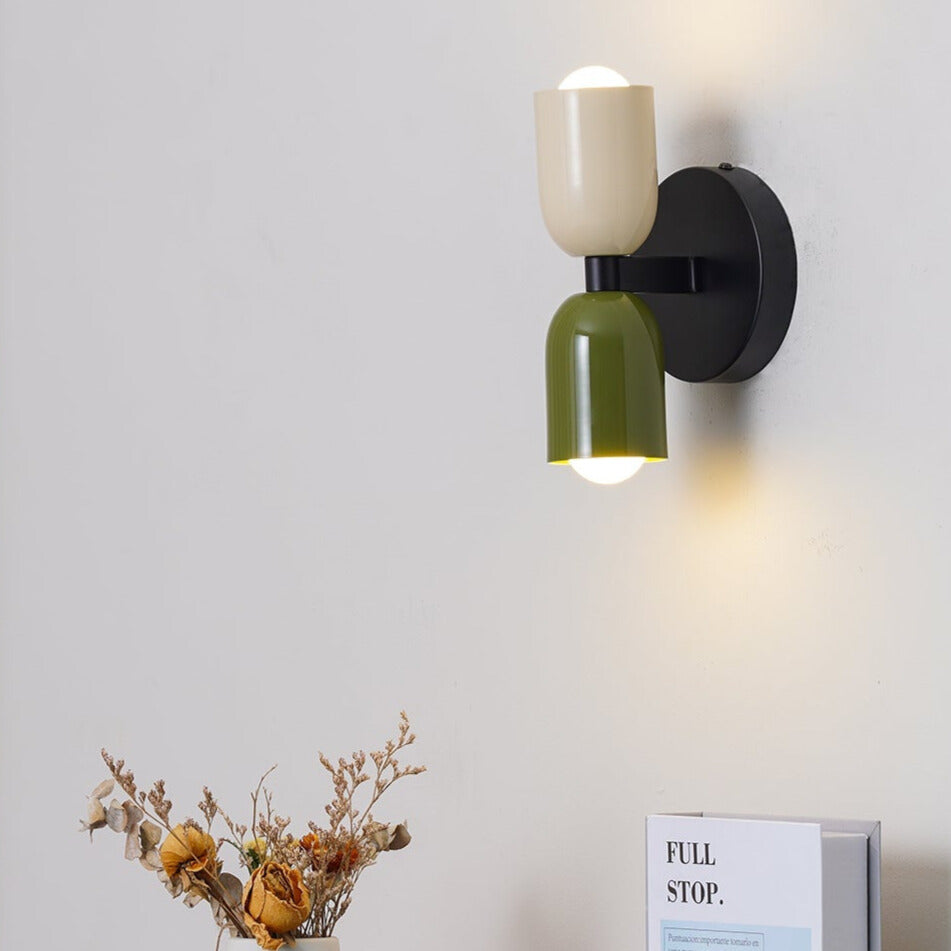 Colorful Macaron Wall Sconce Light with Soft Ambient Glow | Nordic-Inspired Wall Lamp for Cozy Spaces 1