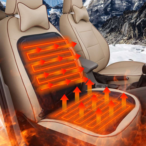 Comfort Plus | Heated Car Seat Cushion with Full Coverage Heating | Universal Fit for Cozy Winter Driving 5
