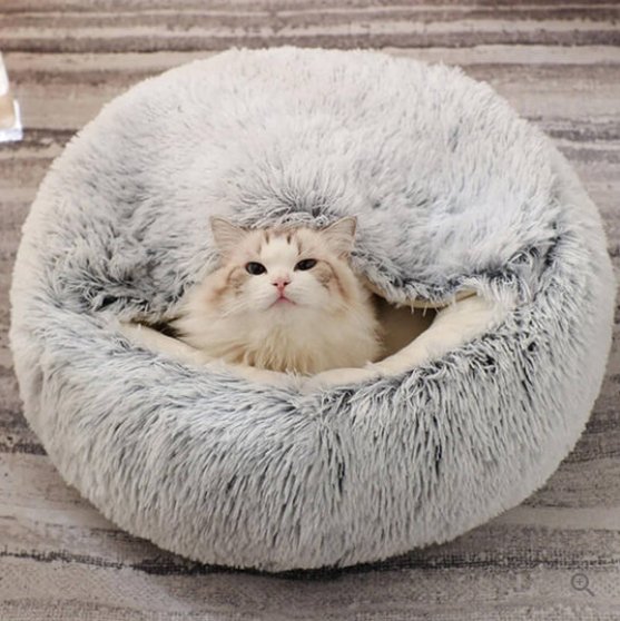 CozyNest | Orthopedic Dog & Cat Bed with Ultra-Soft Padding | Stress Relief Design for Comfort and Security 4