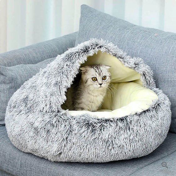 CozyNest | Orthopedic Dog & Cat Bed with Ultra-Soft Padding | Stress Relief Design for Comfort and Security 5