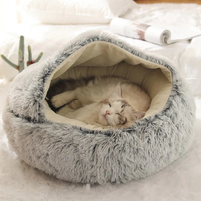 CozyNest | Orthopedic Dog & Cat Bed with Ultra-Soft Padding | Stress Relief Design for Comfort and Security 6