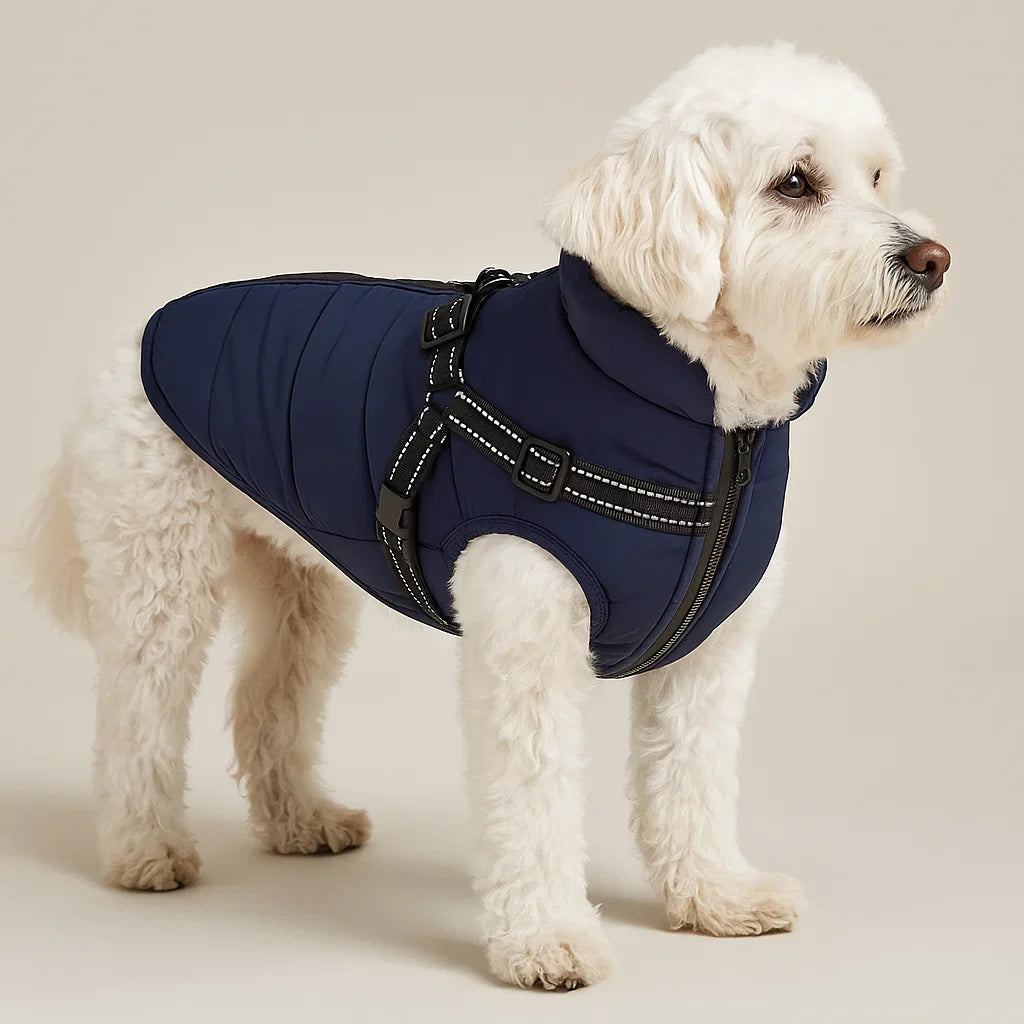 Cozy Canine | Waterproof Dog Coat with Built-in Harness for Winter Comfort 3