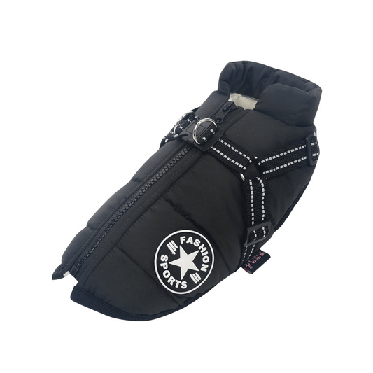 Cozy Collection | Waterproof Dog Jacket with Integrated Harness & Reflective Safety for Ultimate Comfort 0