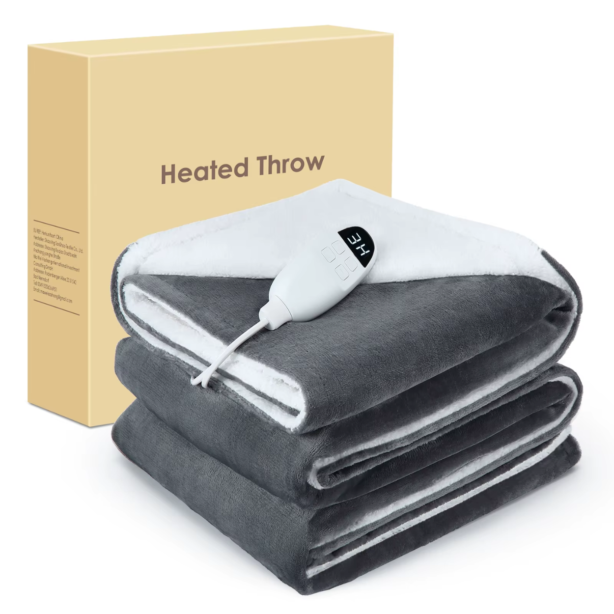Cozy Haven | Electric Heated Throw Blanket with 6 Heat Settings | Ultra-Soft Fleece for Ultimate Comfort 3