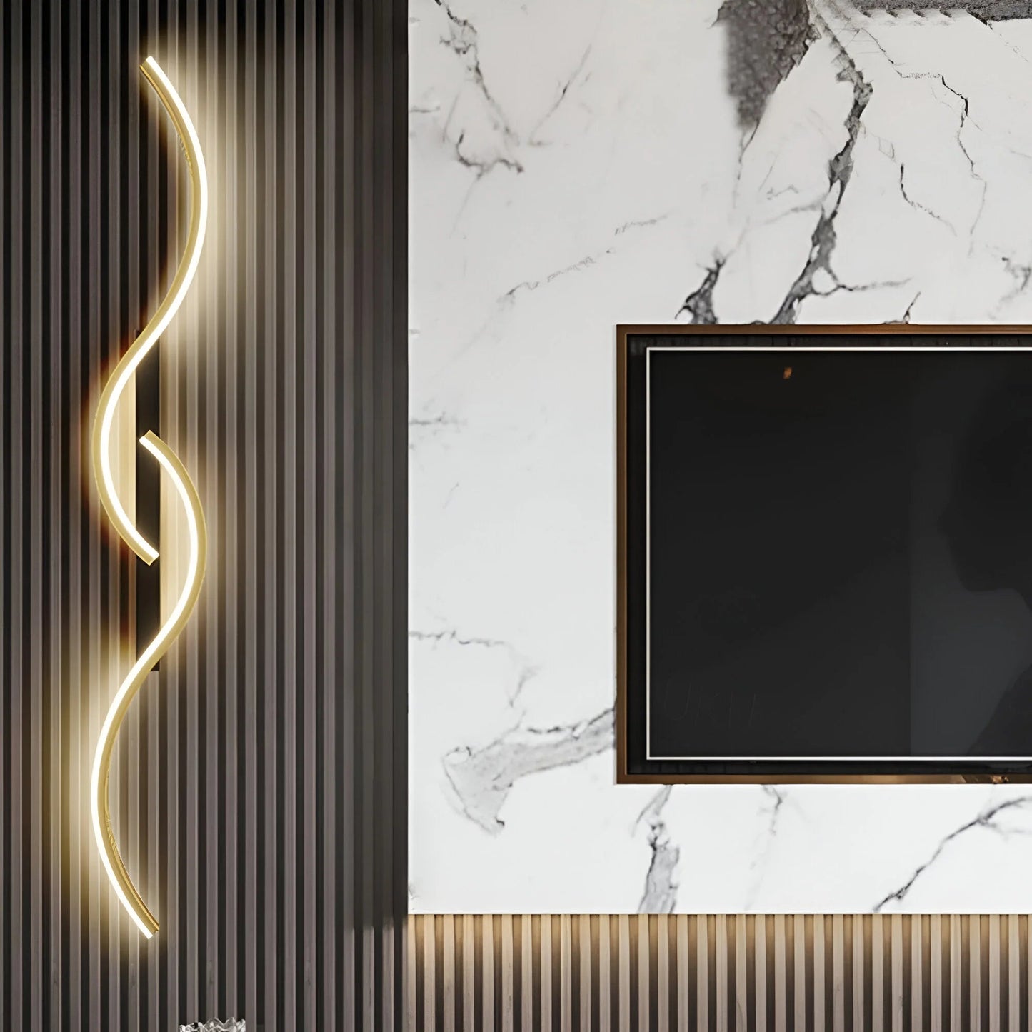Elegant Curved Wall Light | Modern Sconce with Energy-Efficient LED | Stylish Illumination for Any Room 2
