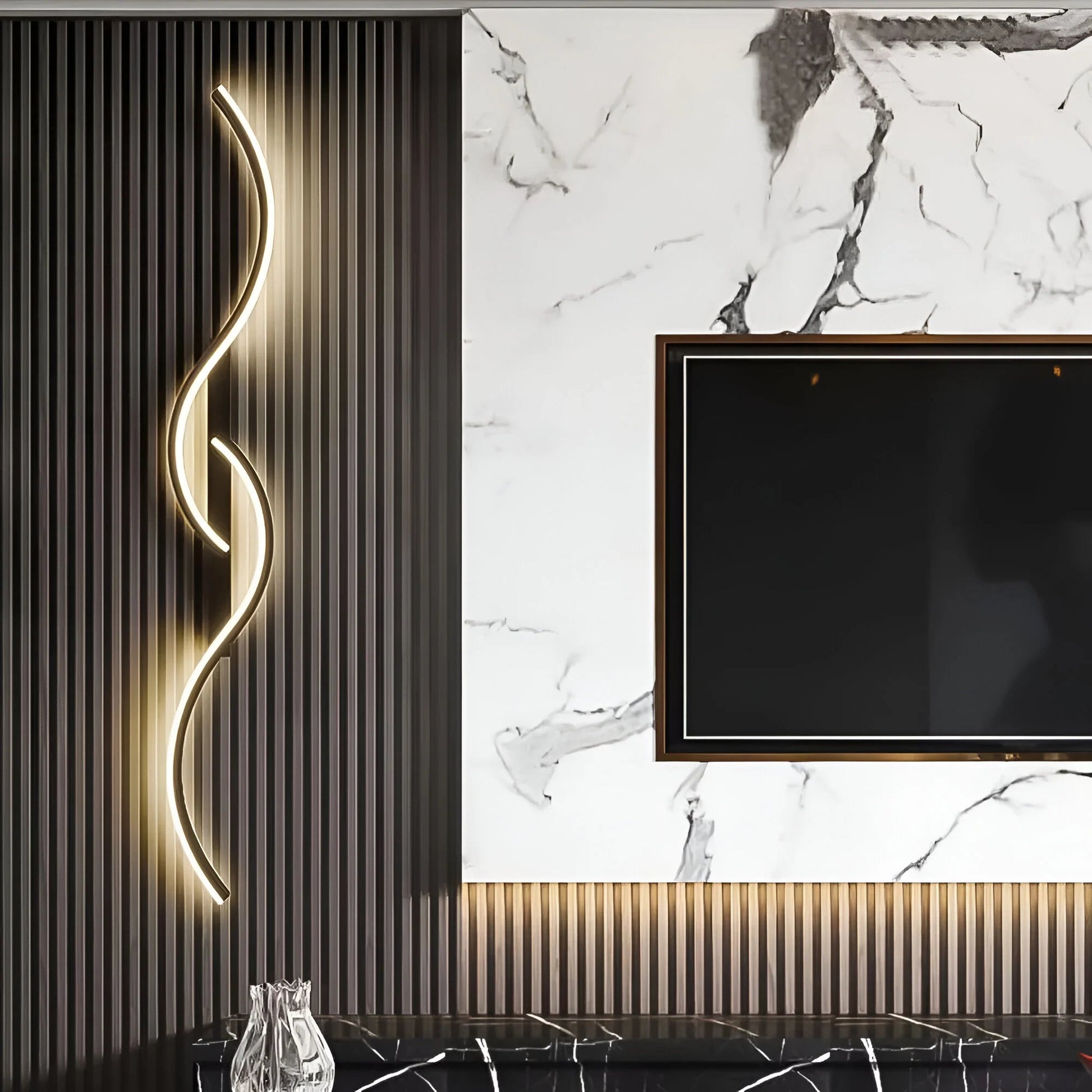 Elegant Curved Wall Light | Modern Sconce with Energy-Efficient LED | Stylish Illumination for Any Room 4