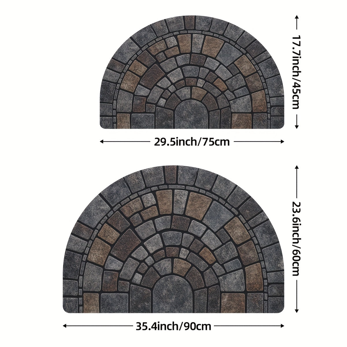 Elegant Mosaic Door Mat | Non-Slip Design for Indoor & Outdoor Use 4