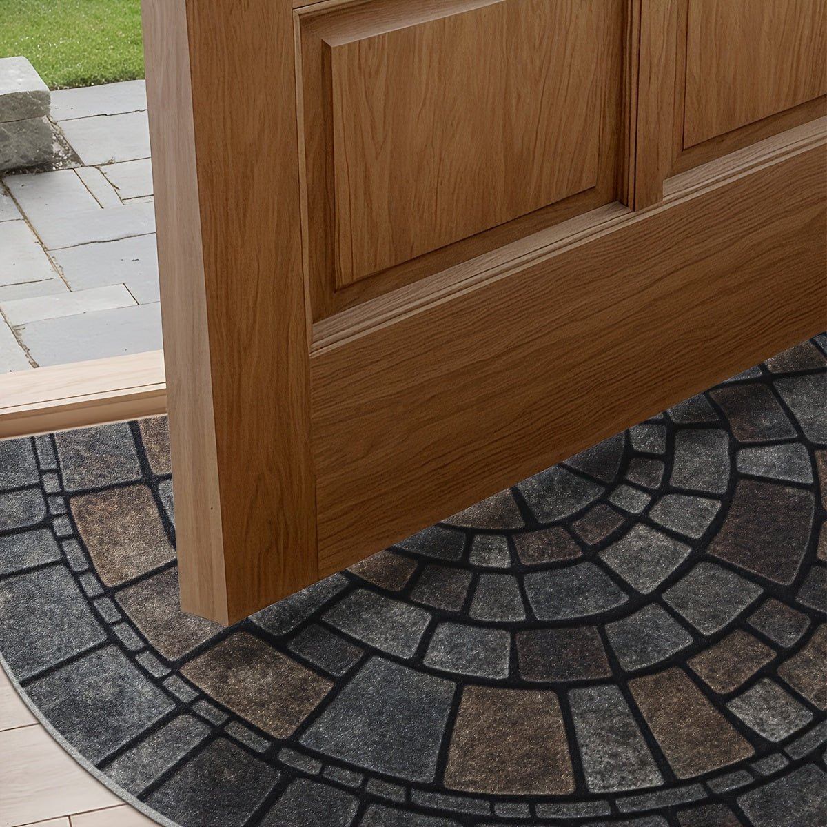 Elegant Mosaic Door Mat | Non-Slip Design for Indoor & Outdoor Use 7
