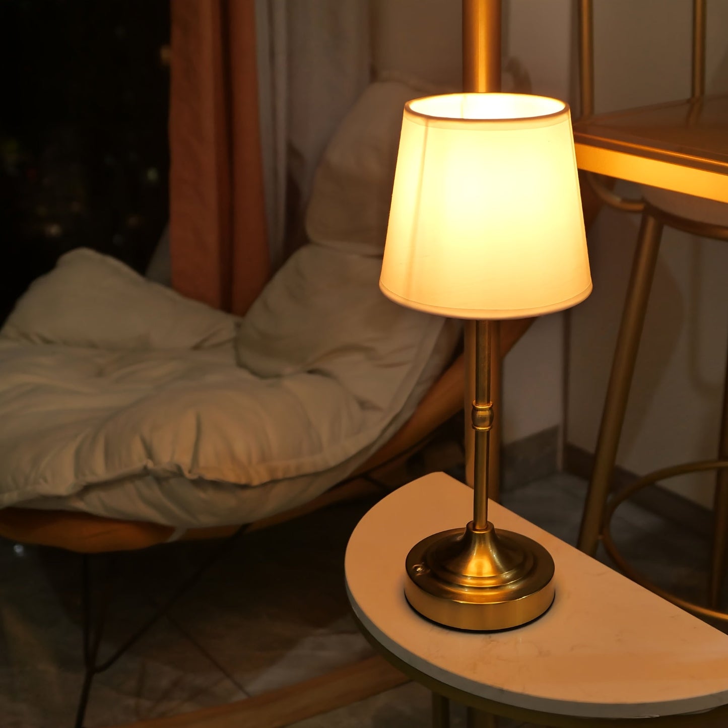 Elegant Table Lamp | Dimmable Cordless Design with Touch Control | Soft Ambient Lighting for Bedside Use 7
