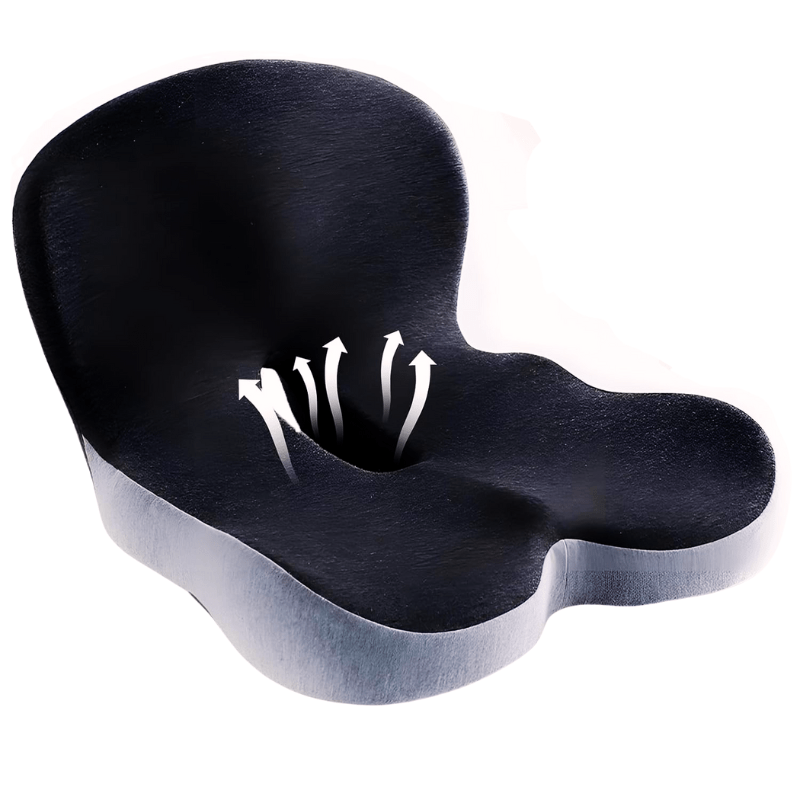 Ergonomic Seat Cushion with Lumbar Support | Breathable Memory Foam for Enhanced Comfort and Posture 8