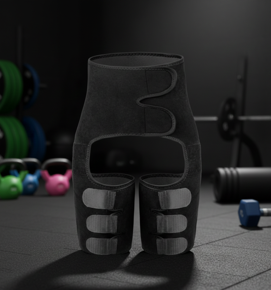 FlexiSupport | Hip and Thigh Support Band with Adjustable Compression | Breathable Fabric for Comfort and Relief 0