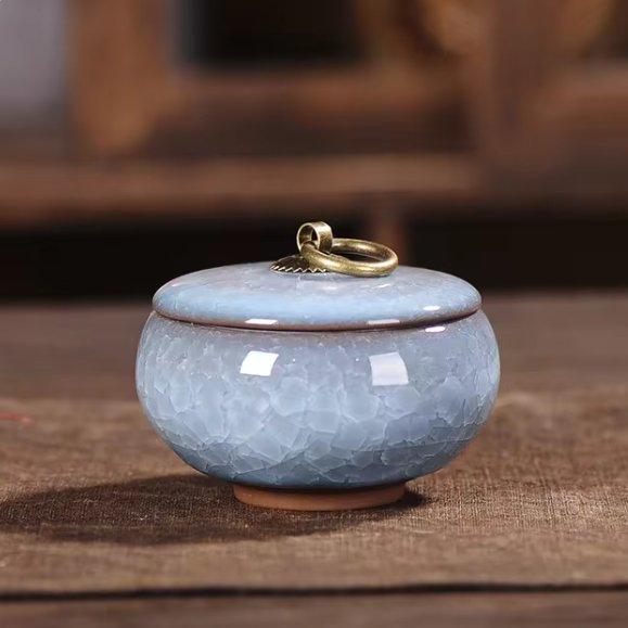 Handcrafted Ceramic Pet Urn | Waterproof Design for Cherished Memories 0