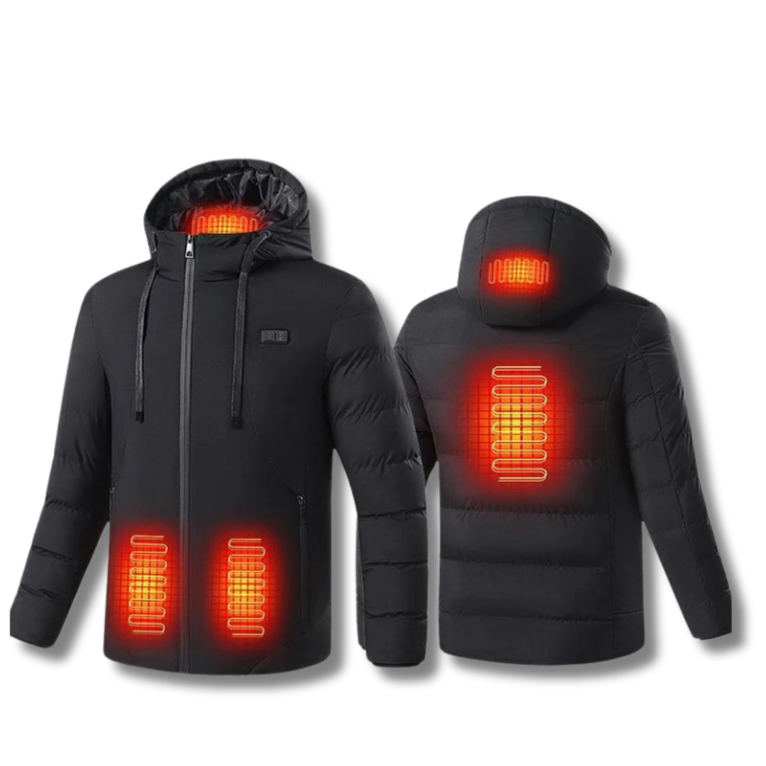 HeatBody | Heated Jacket with Rapid Warmth Activation | Stylish & Water-Resistant for Winter Comfort 0