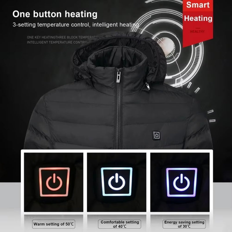 HeatBody | Heated Jacket with Rapid Warmth Activation | Stylish & Water-Resistant for Winter Comfort 2