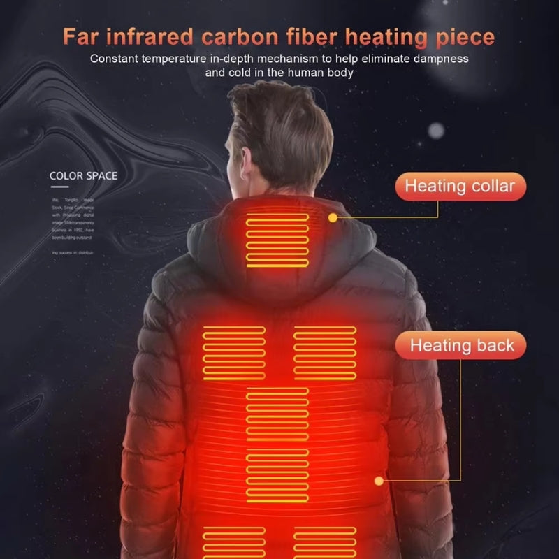 HeatBody | Heated Jacket with Rapid Warmth Activation | Stylish & Water-Resistant for Winter Comfort 3