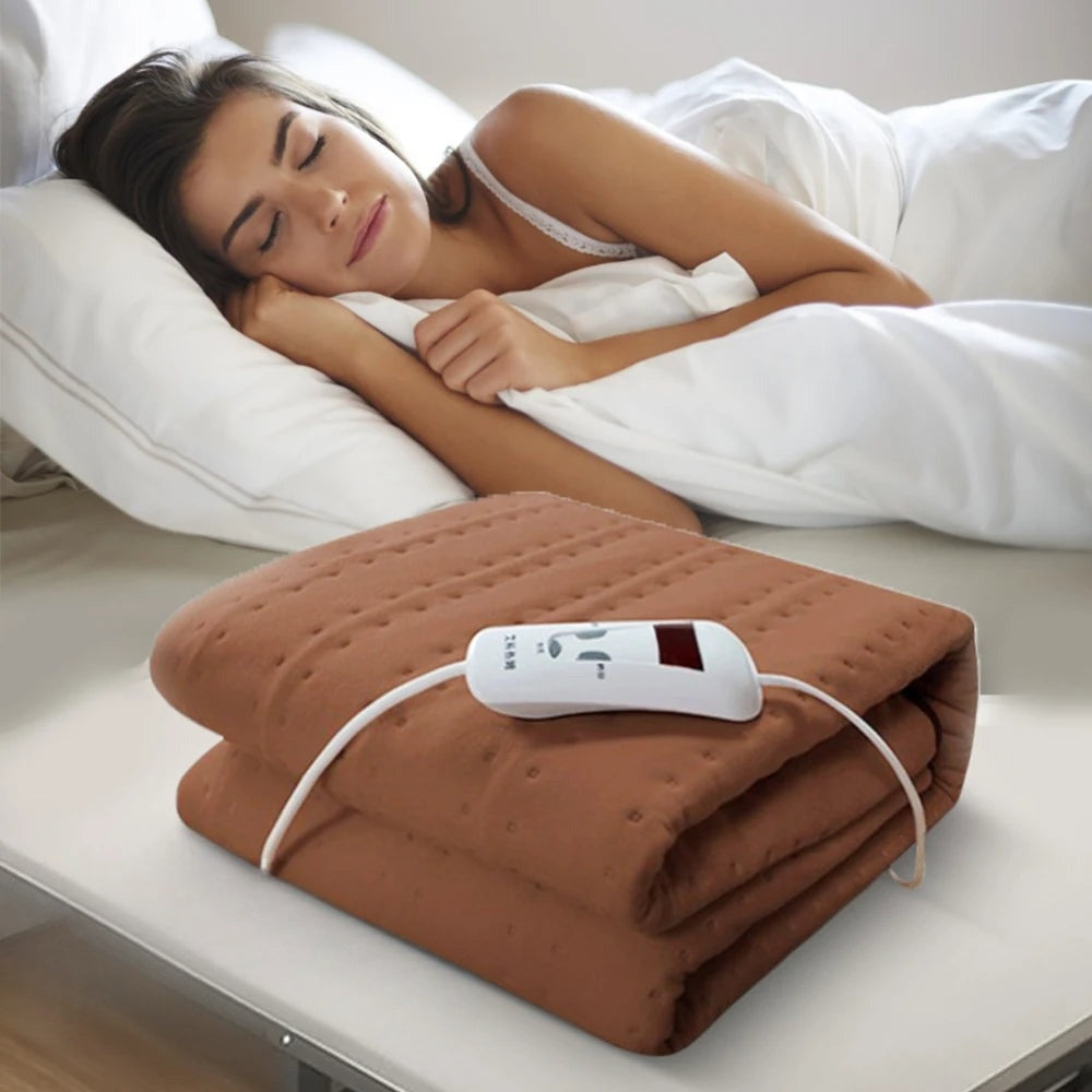 HeatControl | Electric Blanket with Automatic Heating Function | Soft Fabric for Year-Round Comfort 0