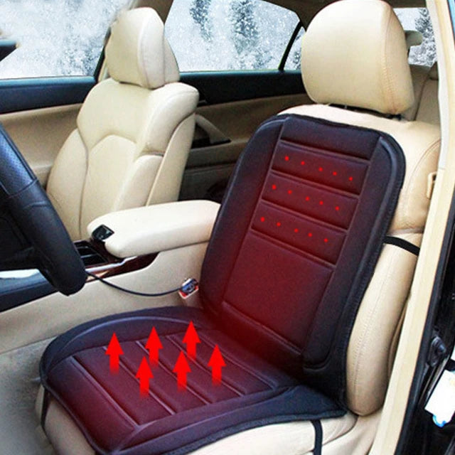 Heated Car Seat Cushion | Fast Heating & Temperature Control | Universal Fit for Comfort 1