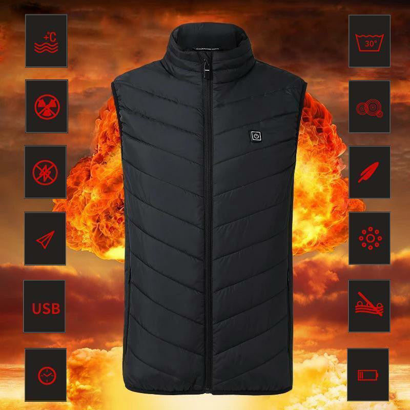 Heated Jacket | USB Charging & Adjustable Temperature for Ultimate Winter Warmth 0