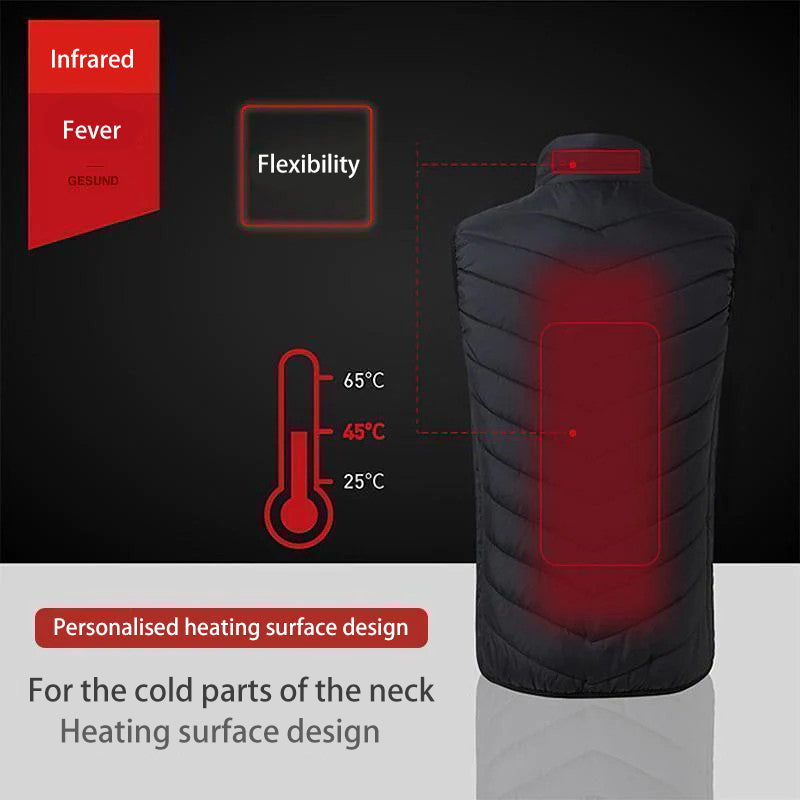 Heated Jacket | USB Charging & Adjustable Temperature for Ultimate Winter Warmth 4