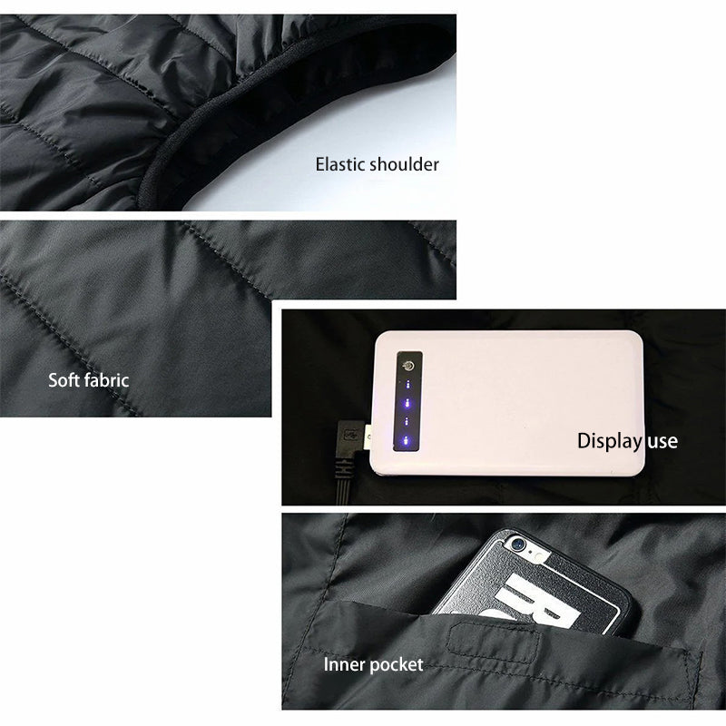 Heated Jacket | USB Charging & Adjustable Temperature for Ultimate Winter Warmth 6
