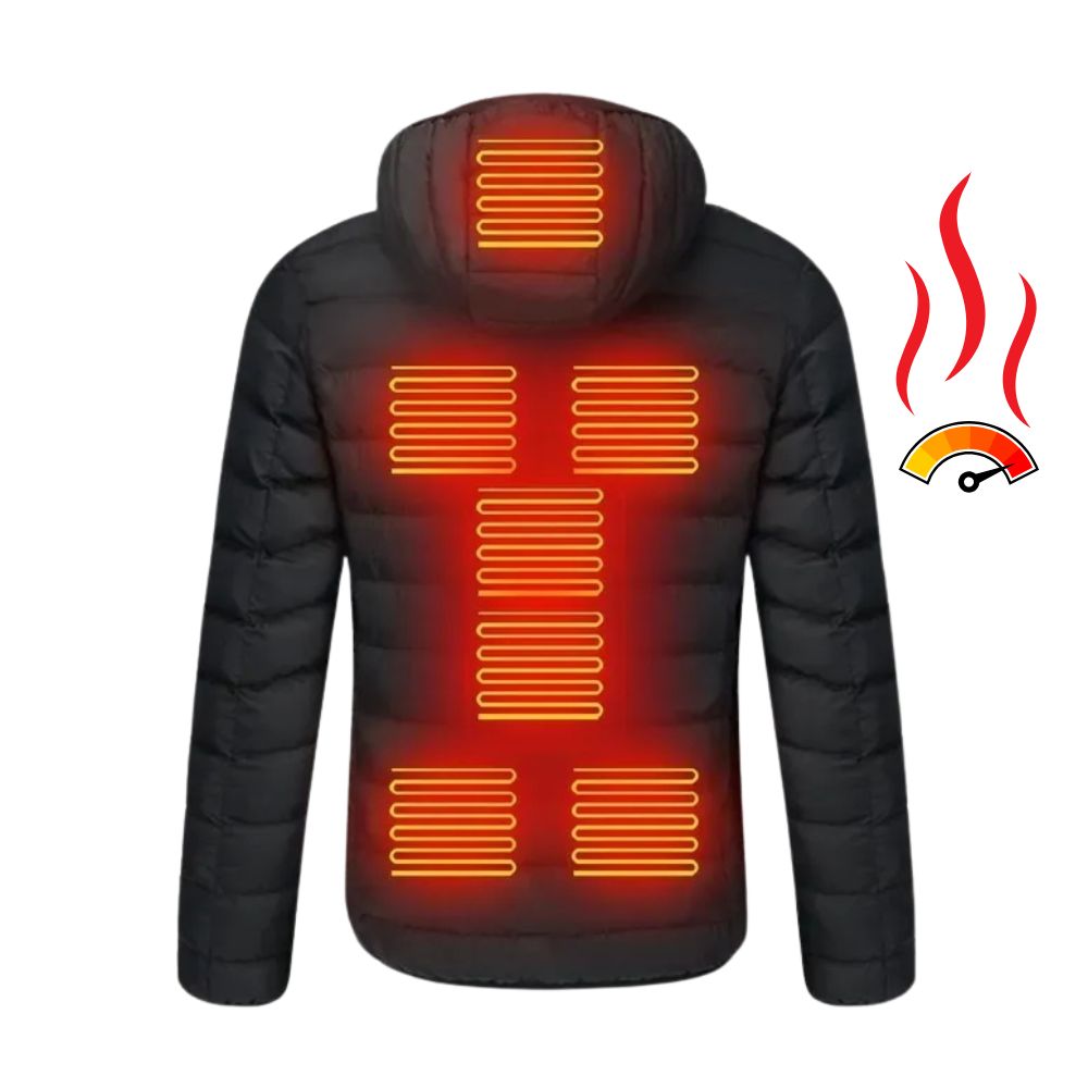 Heated Jacket | Unisex Electric Coat with 10 Heating Zones | Adjustable Temperature Control for Ultimate Comfort 0