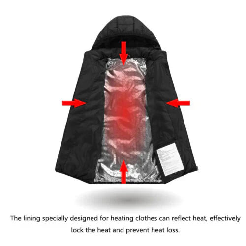 Heated Jacket | Unisex Electric Coat with 10 Heating Zones | Adjustable Temperature Control for Ultimate Comfort 2