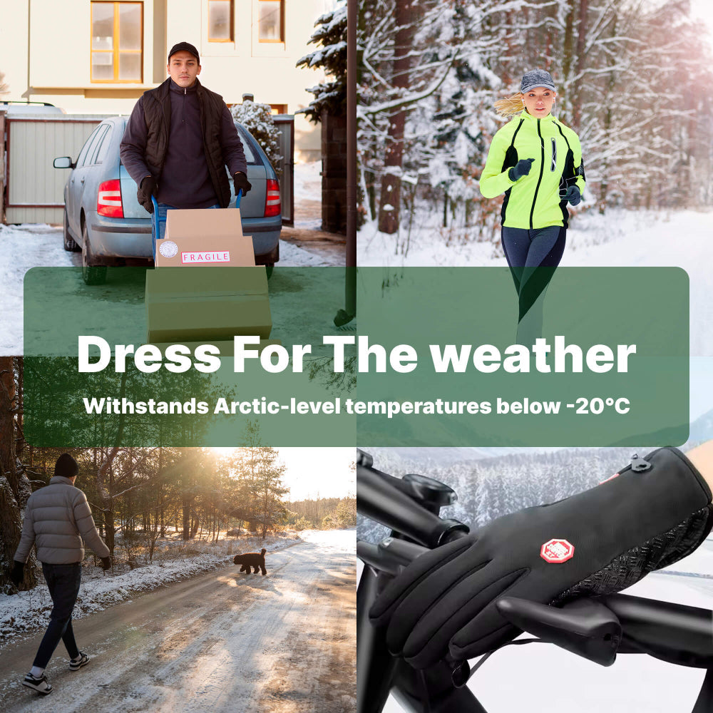 Heated Motorcycle Gloves | USB-Powered Warming Design with Touchscreen Functionality | Waterproof Heated Biker Gloves for Ultimate Cold Weather Protection 4