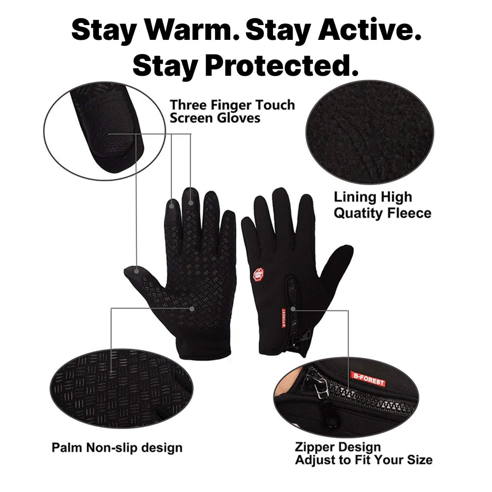 Heated Motorcycle Gloves | USB-Powered Warming Design with Touchscreen Functionality | Waterproof Heated Biker Gloves for Ultimate Cold Weather Protection 7