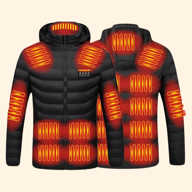 Heated Puffer Jacket | Rechargeable Heated Jacket with 21 Heating Zones | Unisex Lightweight Design for Ultimate Warmth 0