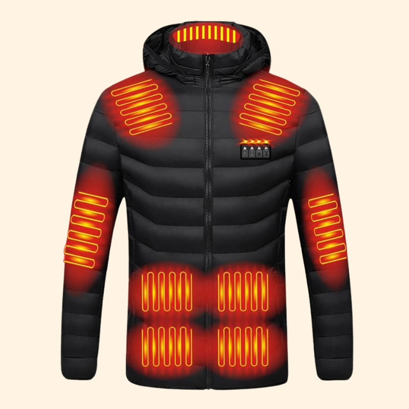 Heated Puffer Jacket | Rechargeable Heated Jacket with 21 Heating Zones | Unisex Lightweight Design for Ultimate Warmth 4