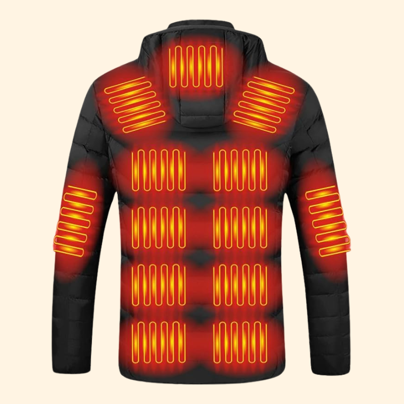 Heated Puffer Jacket | Rechargeable Heated Jacket with 21 Heating Zones | Unisex Lightweight Design for Ultimate Warmth 5