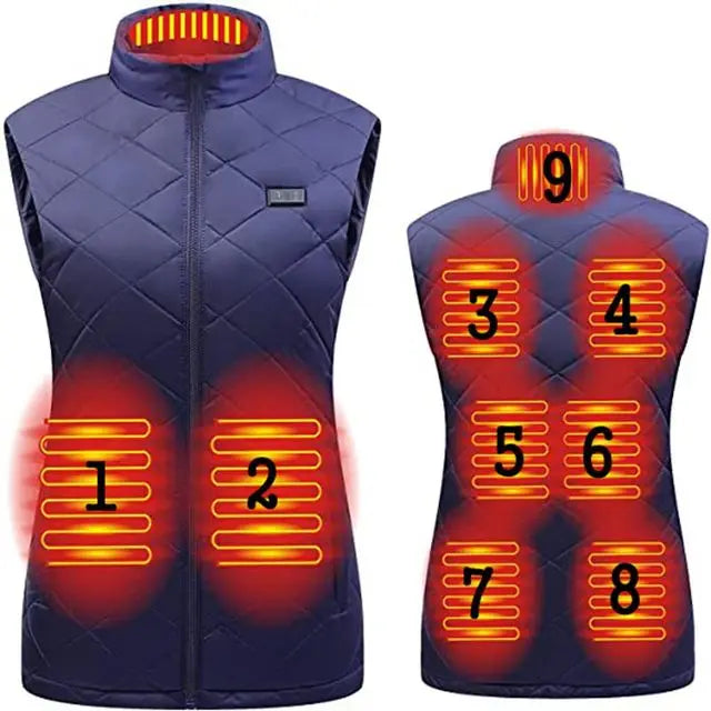 Heated Vest | Ladies Heated Jacket with USB Power & Infrared Technology | Lightweight Design for Ultimate Comfort 6