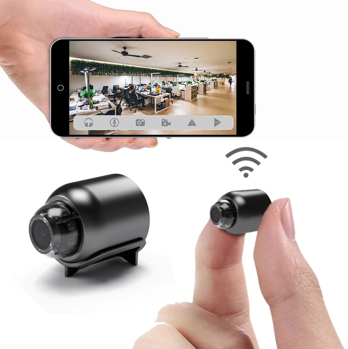 HomeGuard | Small Wireless Night Vision Camera with HD Video Quality | Compact Design for 24/7 Monitoring 1