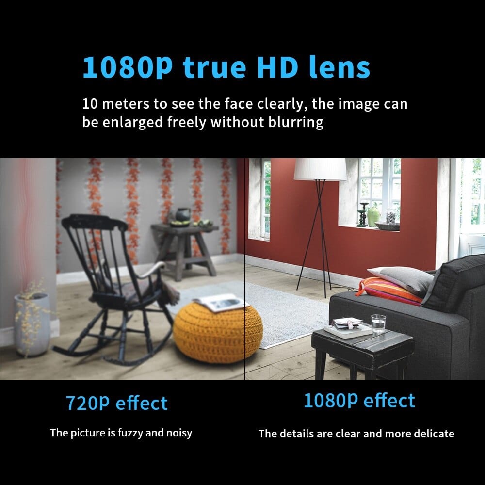 HomeGuard | Small Wireless Night Vision Camera with HD Video Quality | Compact Design for 24/7 Monitoring 4