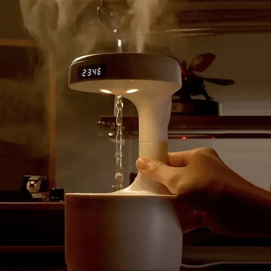 Innovative Air Humidifier | Cool Mist Night Lamp with Essential Oil Diffuser | Relaxing Atmosphere for Home 0
