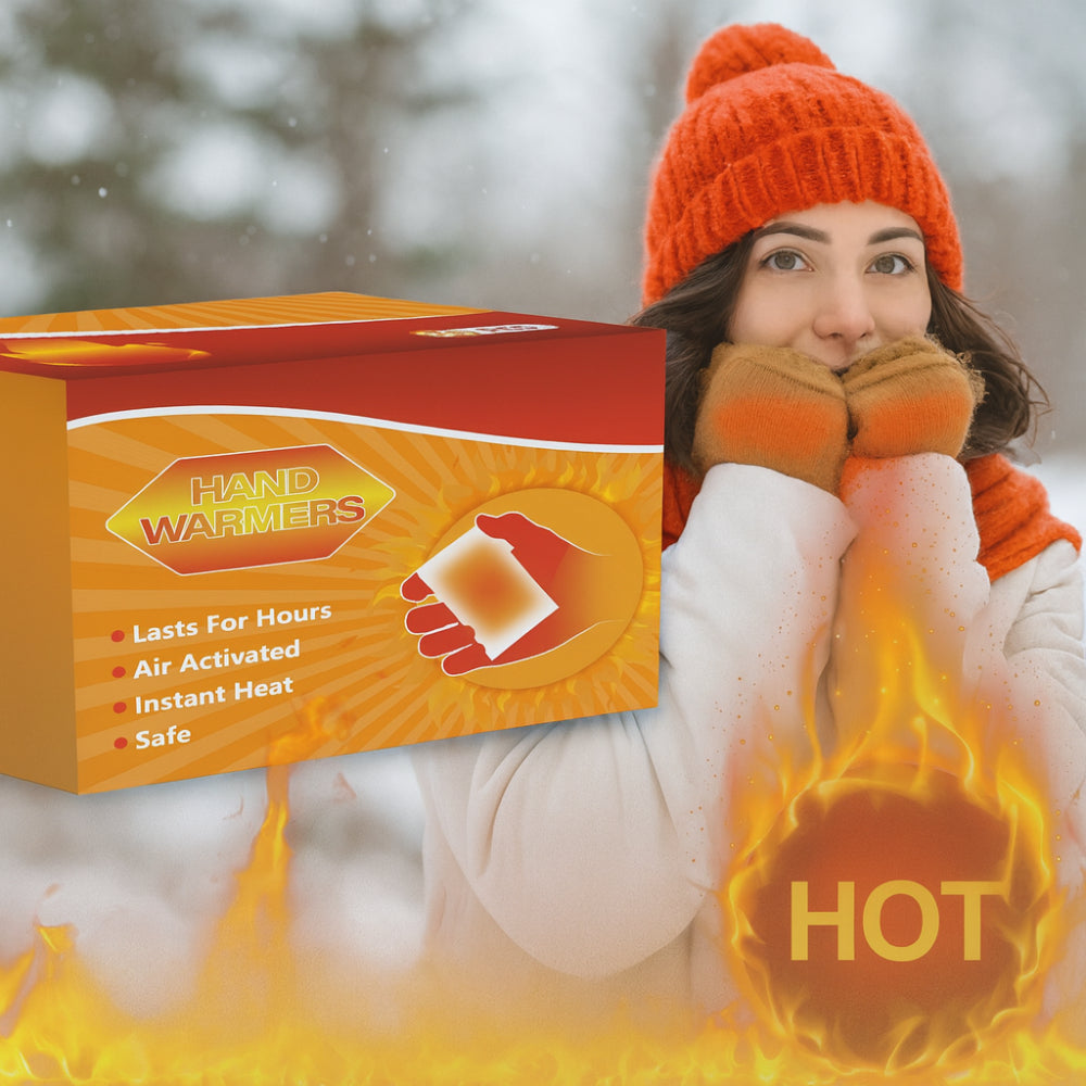 Instant Warmth | Hand Warmers with Carbon Fiber for Quick Heat Relief | Portable Heat Packs for Outdoor Activities 0