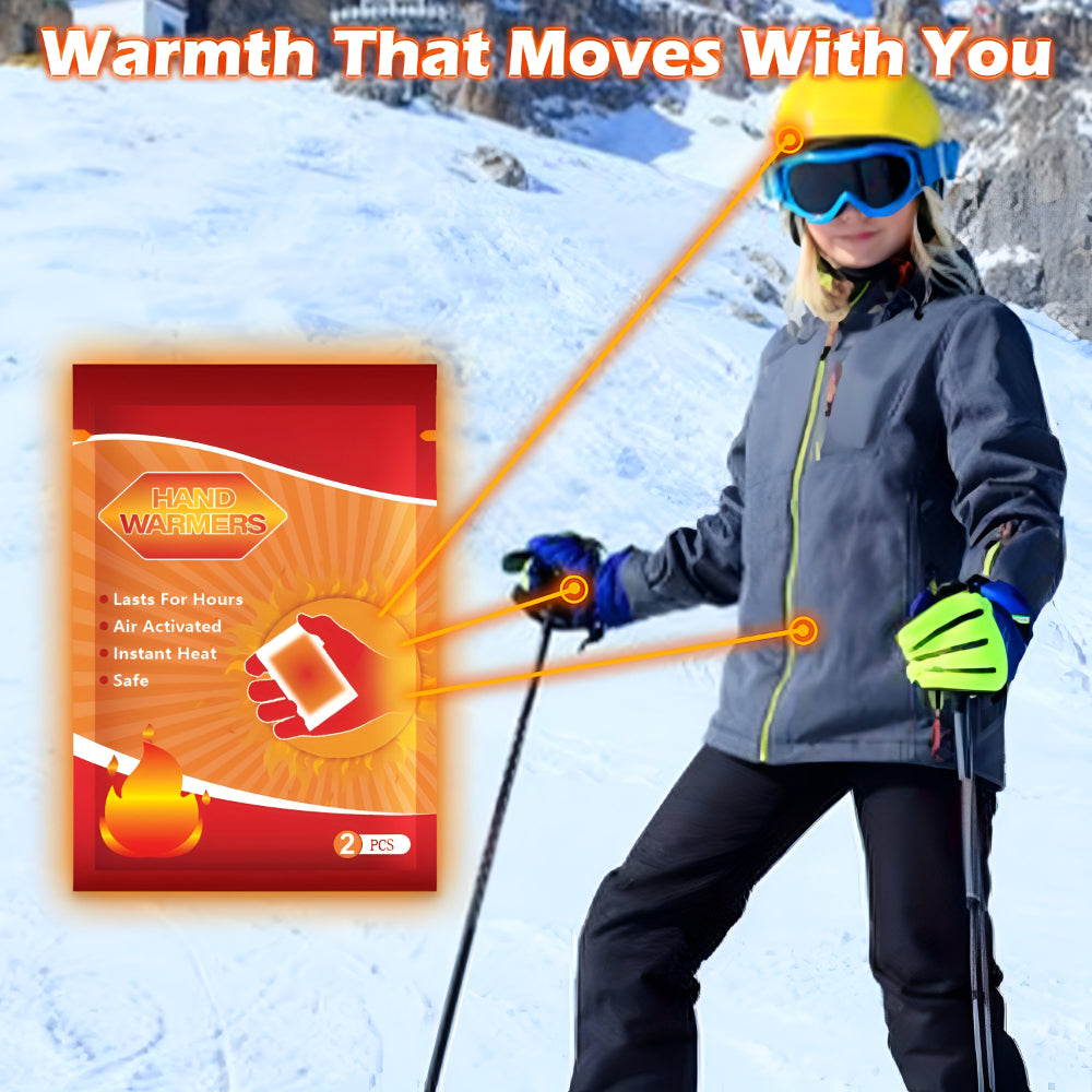 Instant Warmth | Hand Warmers with Carbon Fiber for Quick Heat Relief | Portable Heat Packs for Outdoor Activities 3