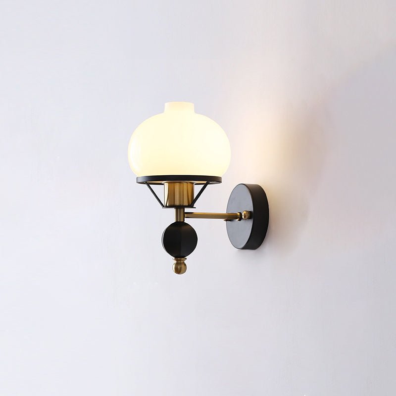 LumièreClassique | Elegant French Wall Sconce Lighting with Glass Shade 12