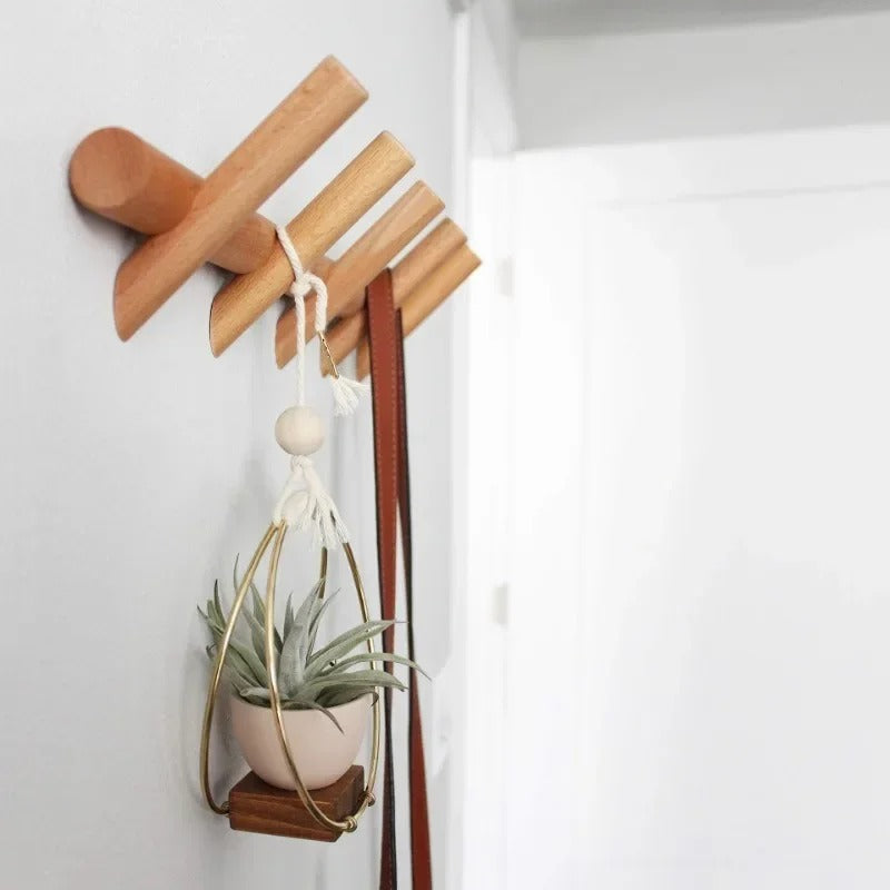 Maeve Collection | Wall Mounted Coat Rack with 4 or 5 Pegs | Scandinavian Design for Stylish Organization 0