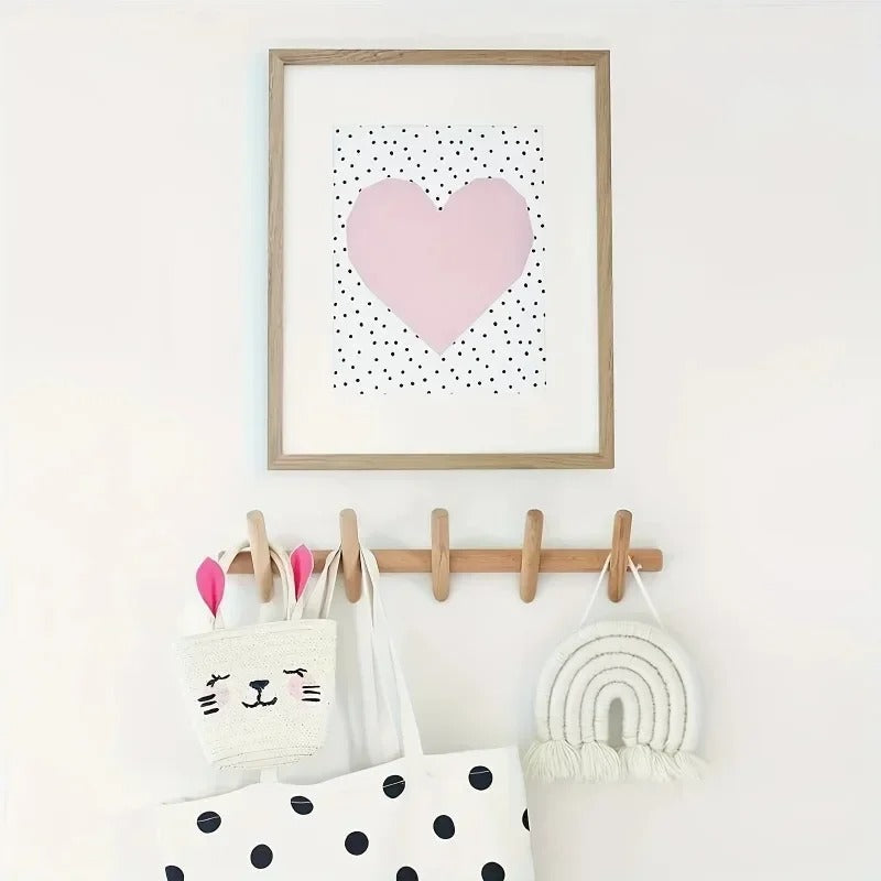 Maeve Collection | Wall Mounted Coat Rack with 4 or 5 Pegs | Scandinavian Design for Stylish Organization 2