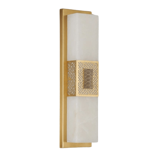 MarbleGlow | Luxurious Elegant Brass and Marble Wall Light Fixture 0