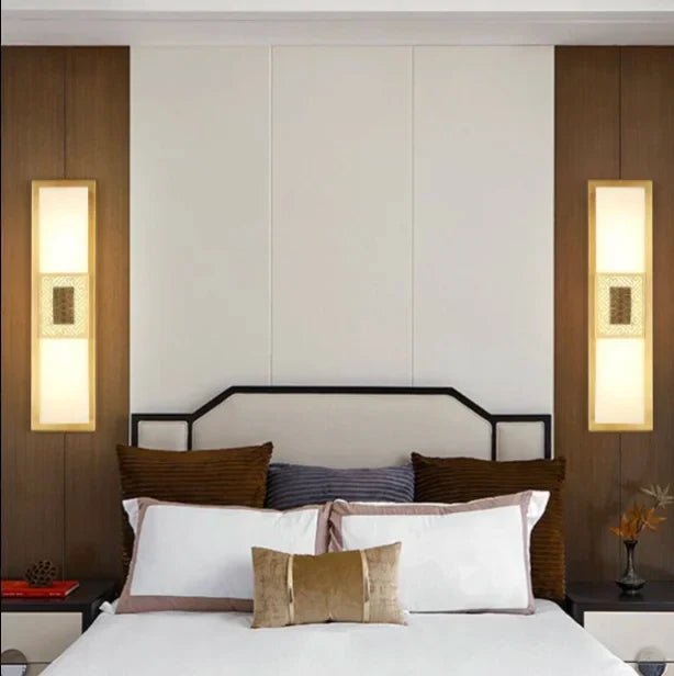 MarbleGlow | Luxurious Elegant Brass and Marble Wall Light Fixture 5