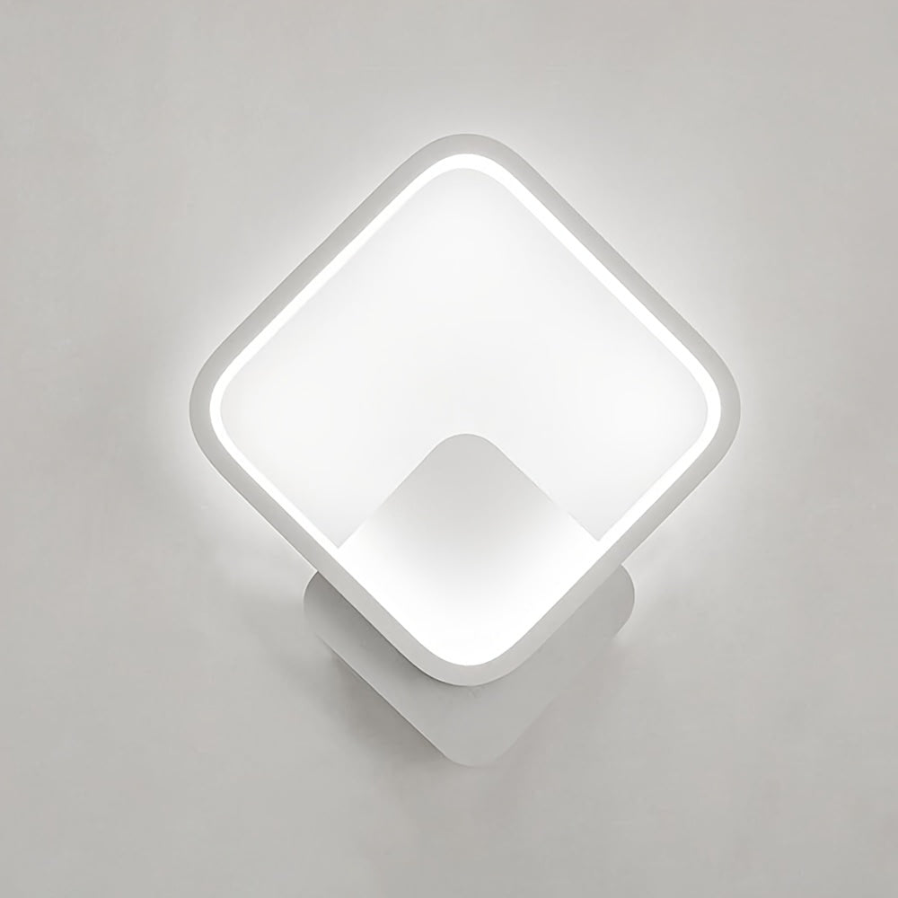 Modern Square | Wall Lamp with Three-Tone Dimming | Sleek Design for Ambient Lighting 0