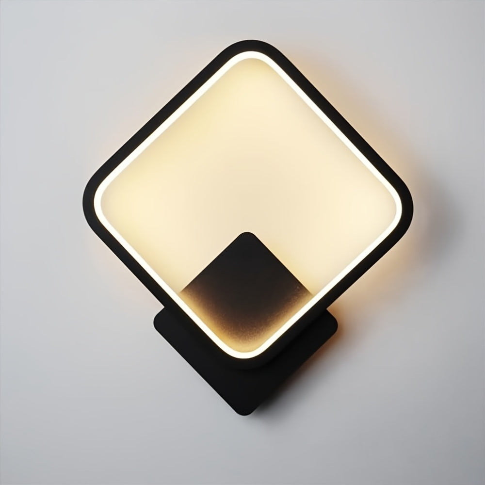 Modern Square | Wall Lamp with Three-Tone Dimming | Sleek Design for Ambient Lighting 2